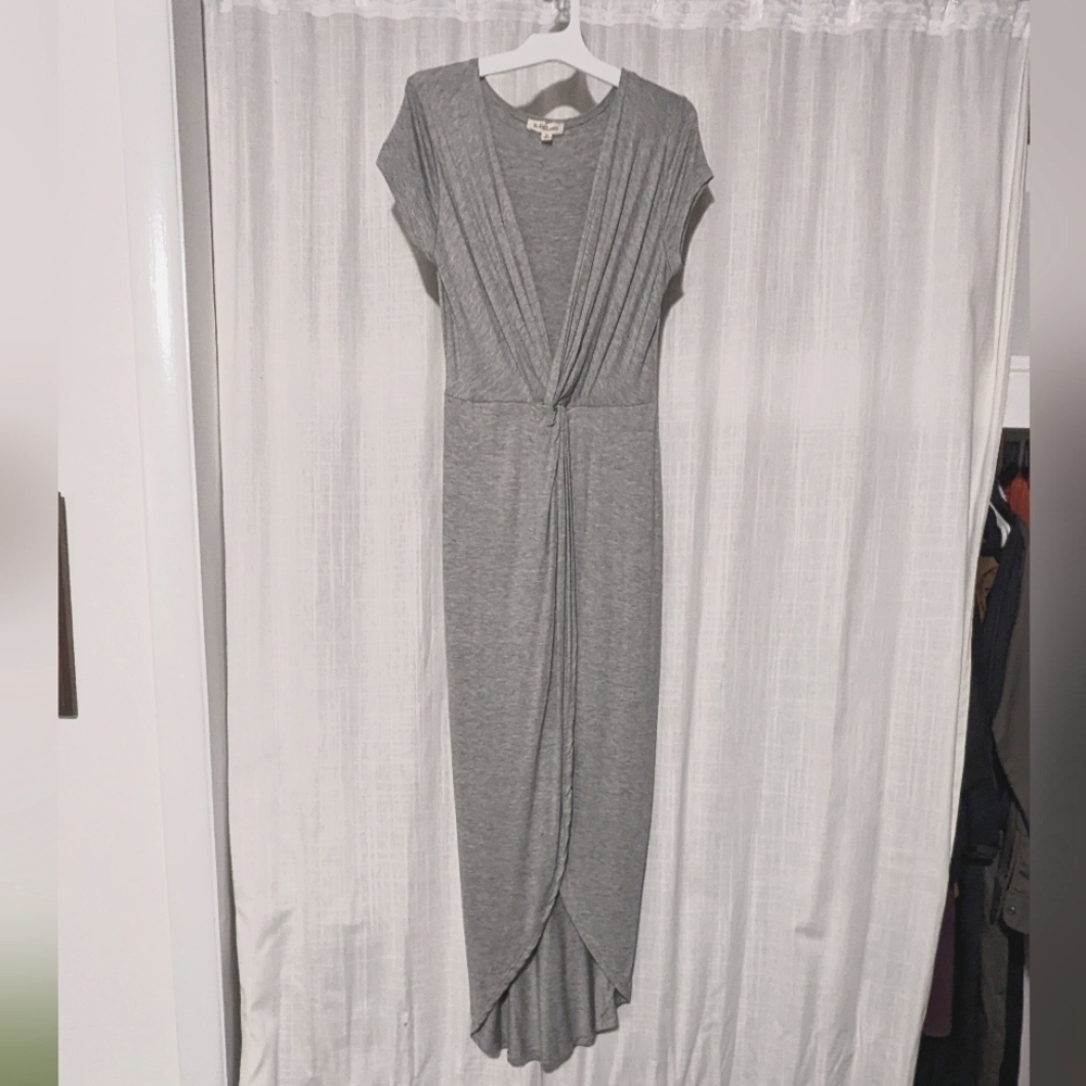 Elegant Gray Maxi Dress Size M By Rola Coster